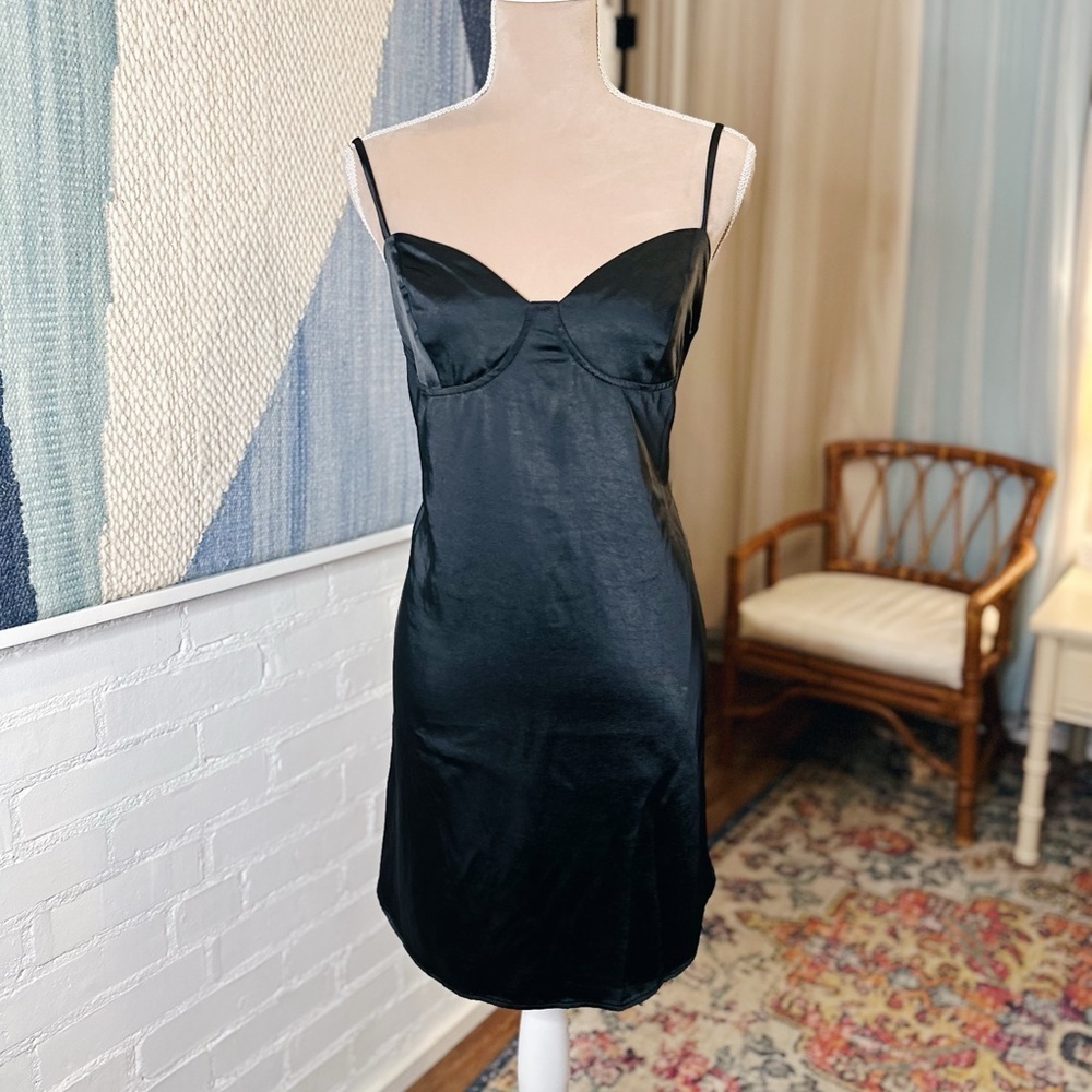 Wild Fable Black Lingerie Slip Style Mini Dress - Picture 1 of 9